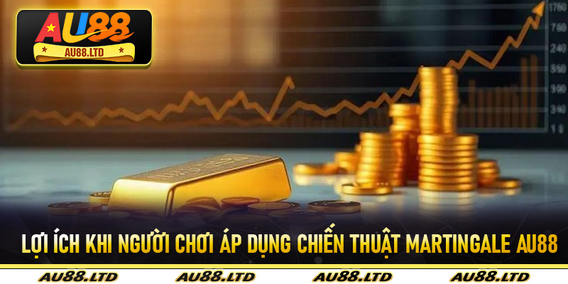 Lợi ích khi người chơi áp dụng chiến thuật Martingale Au88